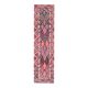 Vintage Turkish Oushak Handmade Wool Cotton Pink Runner Rug 80x317