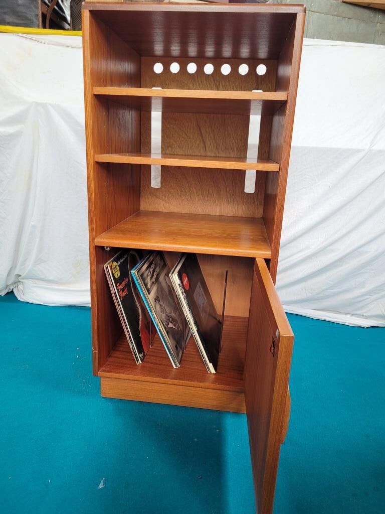 HI-FI G-Plan furniture, teak plated, from the late 70s