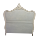 Old headboard 140 cm Louis XV style redesigned gustavian style