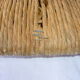 Ancient wooden and straw stool