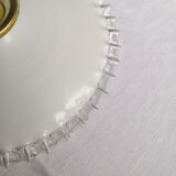 White opaline hanging lamp