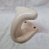 White porcelain coat rack