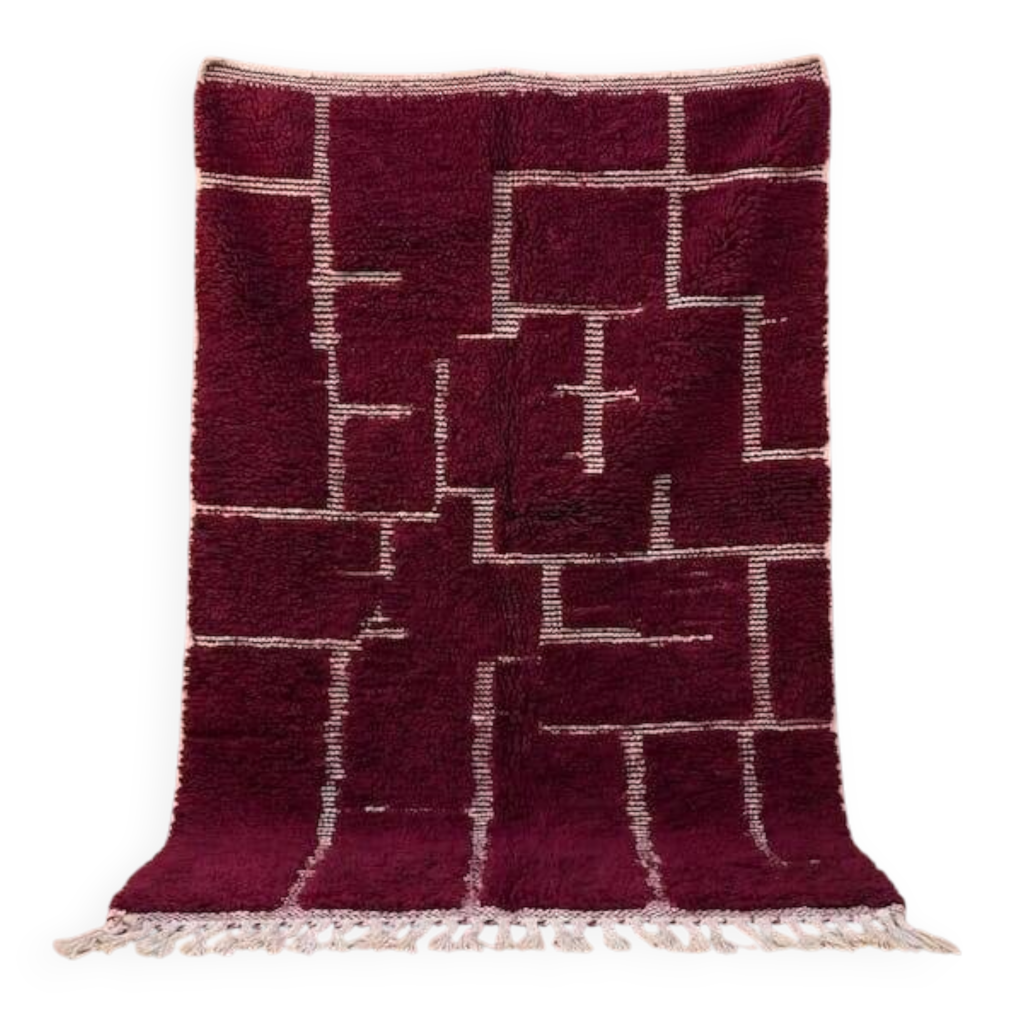 Handmade traditional pure natural wool rug size 200/300 cm