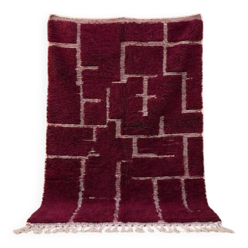 Tapis en laine pure naturelle fait main traditionnelle taille 200/300 cm