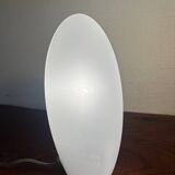 Frosted glass table lamp from the 90s, habitat