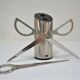 Stainless steel office set by Lerche Germany design 70s