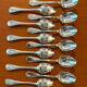 Christofle Perles, 72-piece cutlery set in silver-plated metal, excellent condition.
