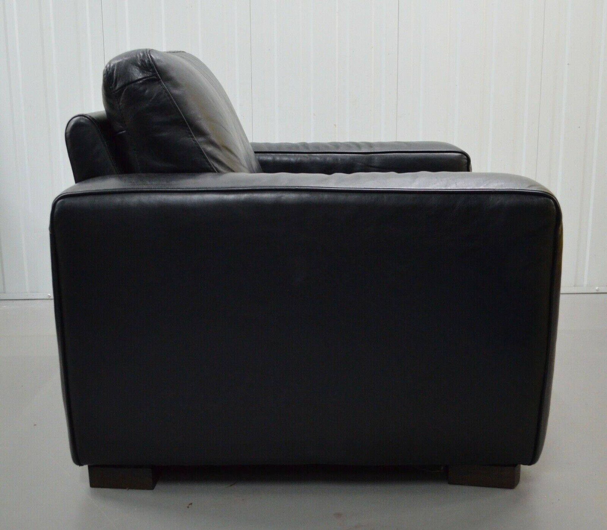 Canapé 2 places en cuir Natuzzi avec fauteuil