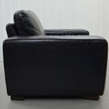 2-seater leather Natuzzi sofa with armchair