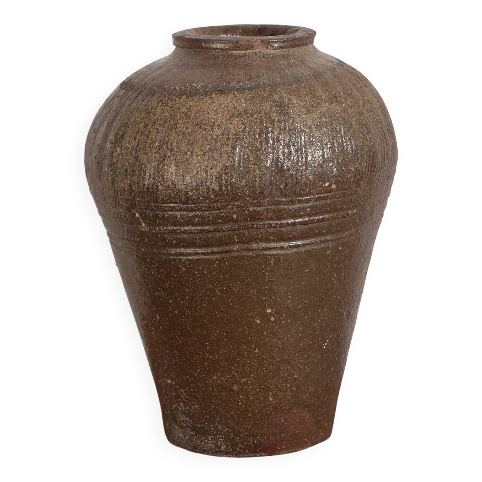 Antique glazed ceramic vase (c.1900)