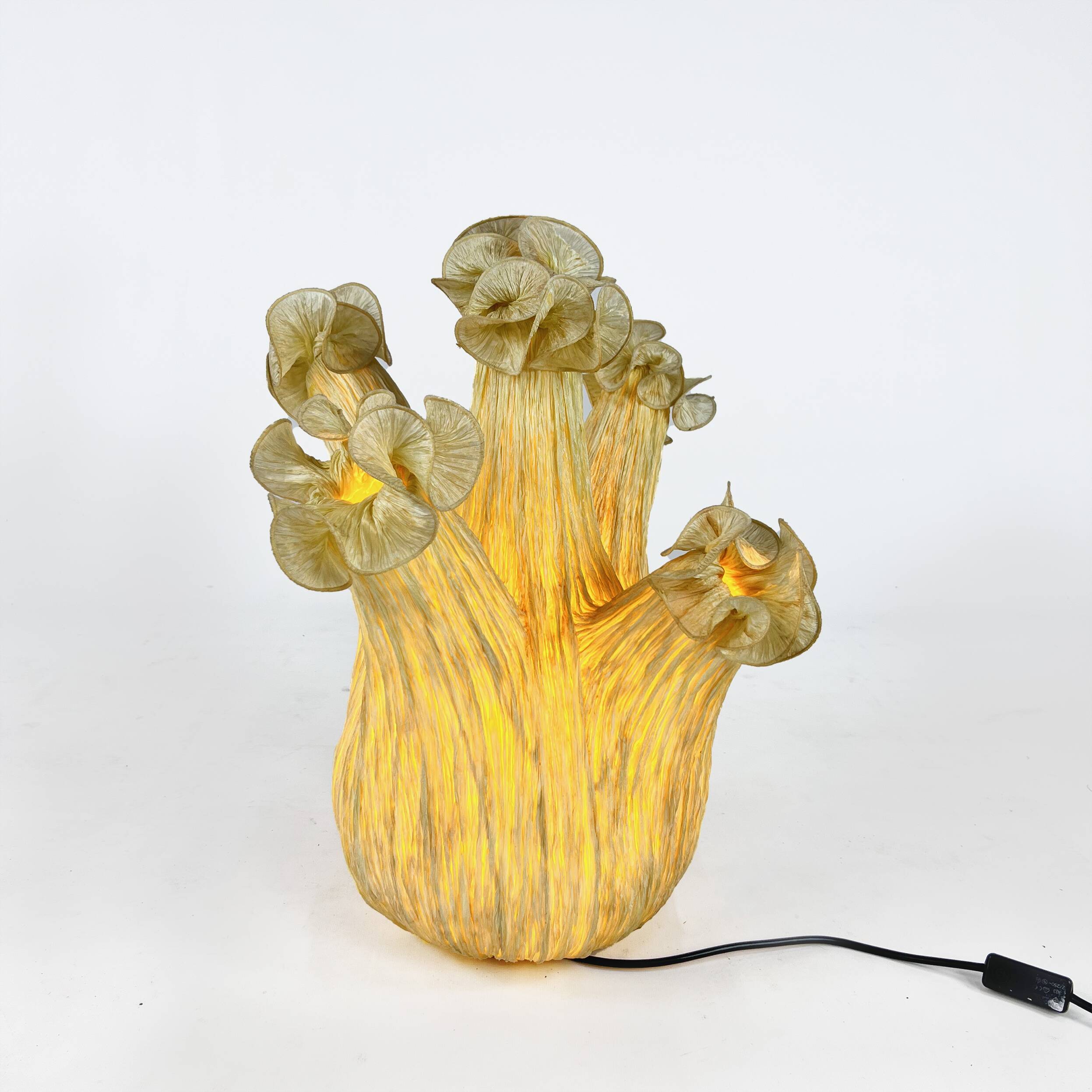 Vintage design organic shaped table lamp, 1980s