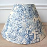 Blue toile de Jouy lampshade