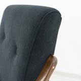 Black armchair by Jaroslav Šmídek for TON, Czechoslovakia, 1960's