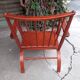 Scandinavian wooden armchair