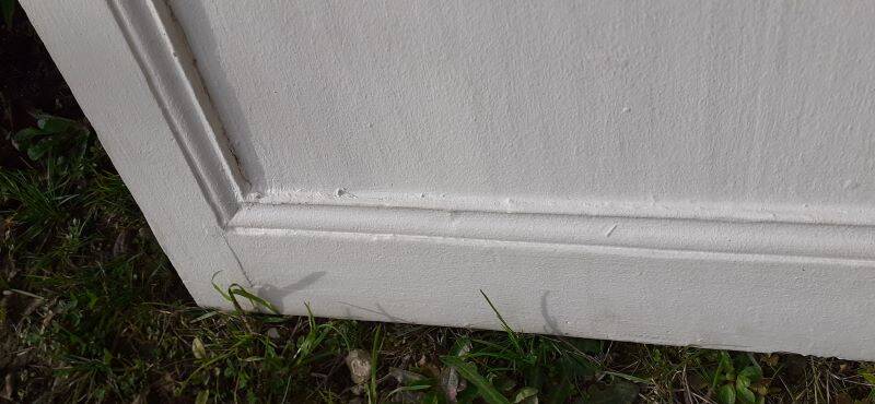 Small cupboard door 61.5x63.5cm old hardware