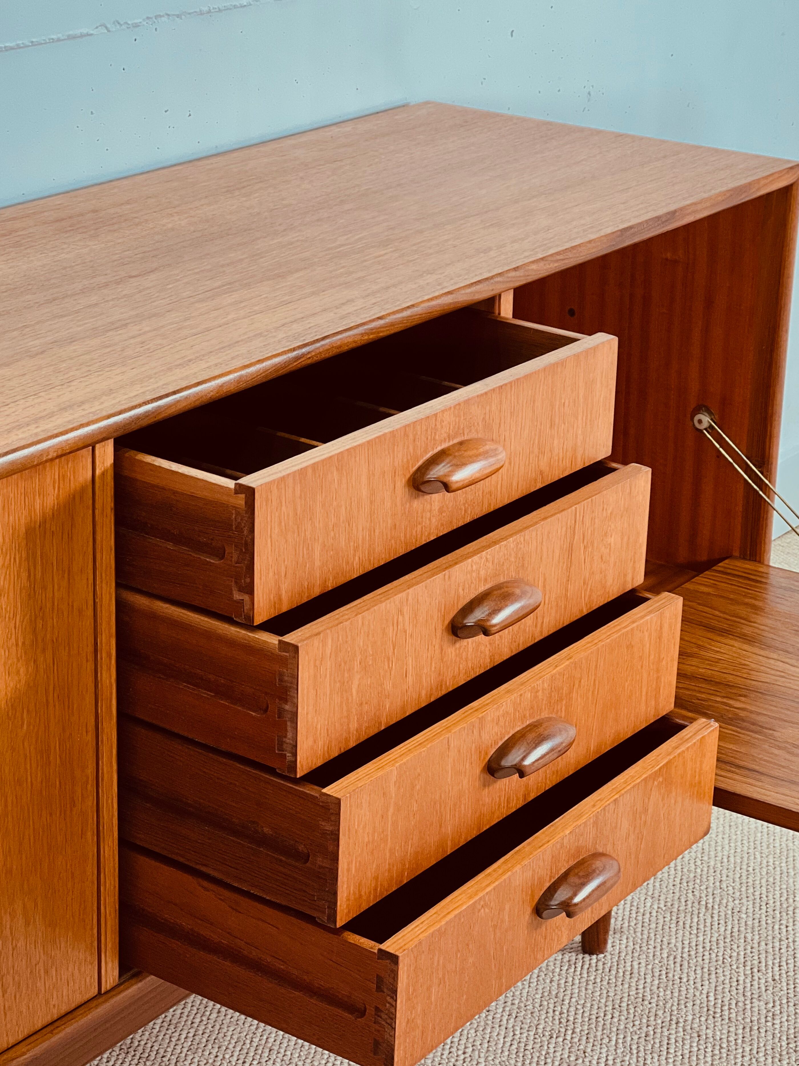 Mid-Century teak sibeboard by G-Plan Brasilia Collection