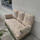 Louis Philippe style floral decor sofa bench from the nap period