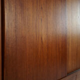 Teak highboard, Danish design, 1970s, production: Denmark