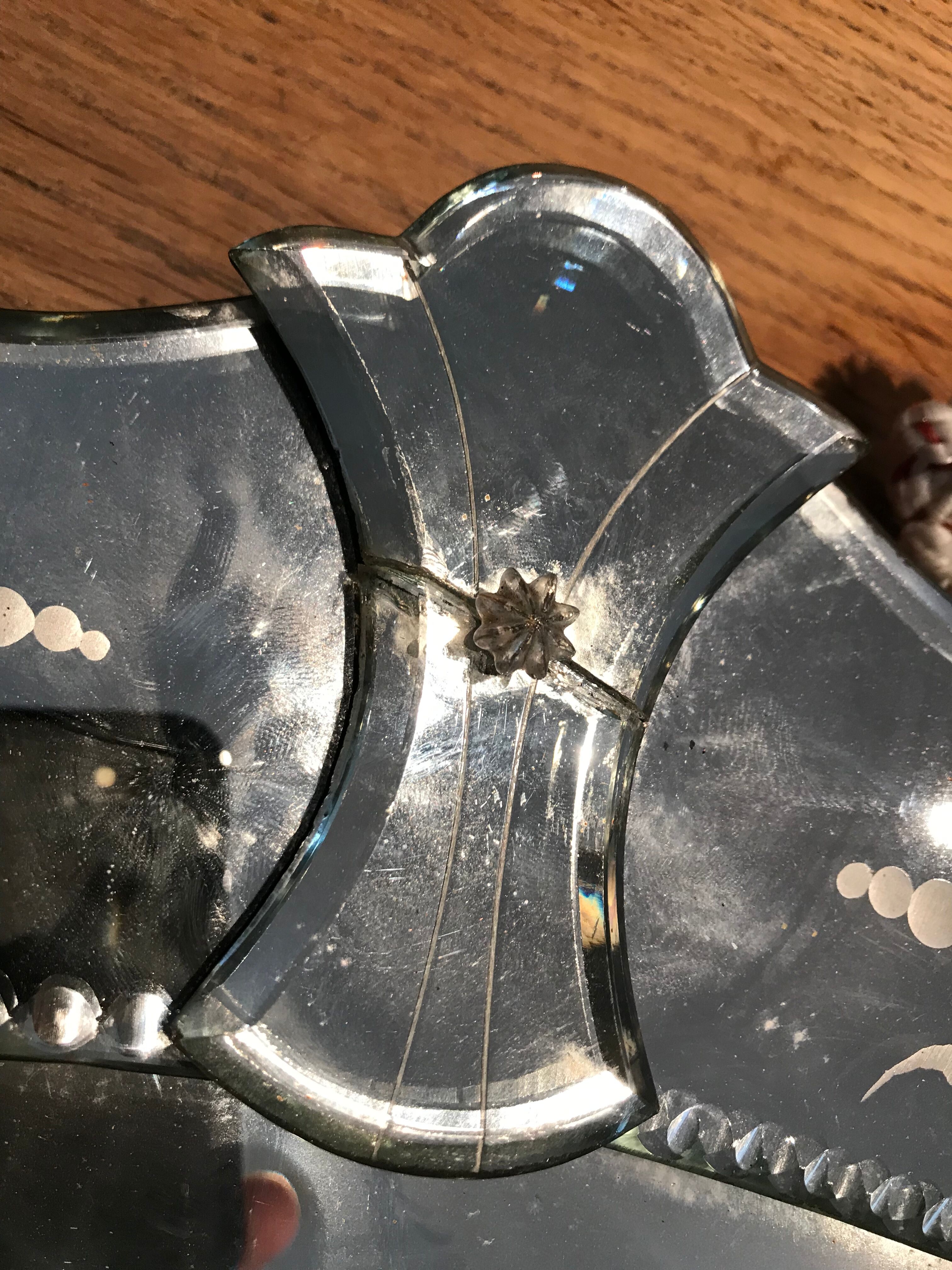 Ancient venetian mirror  61x76cm