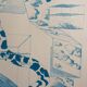 Original lithograph signed by Gérald Diaz, dit GÉRARDIAZ, Les vacances (essays), 1969
