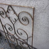 old wrought iron grid