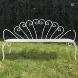 Banc en fer forgé