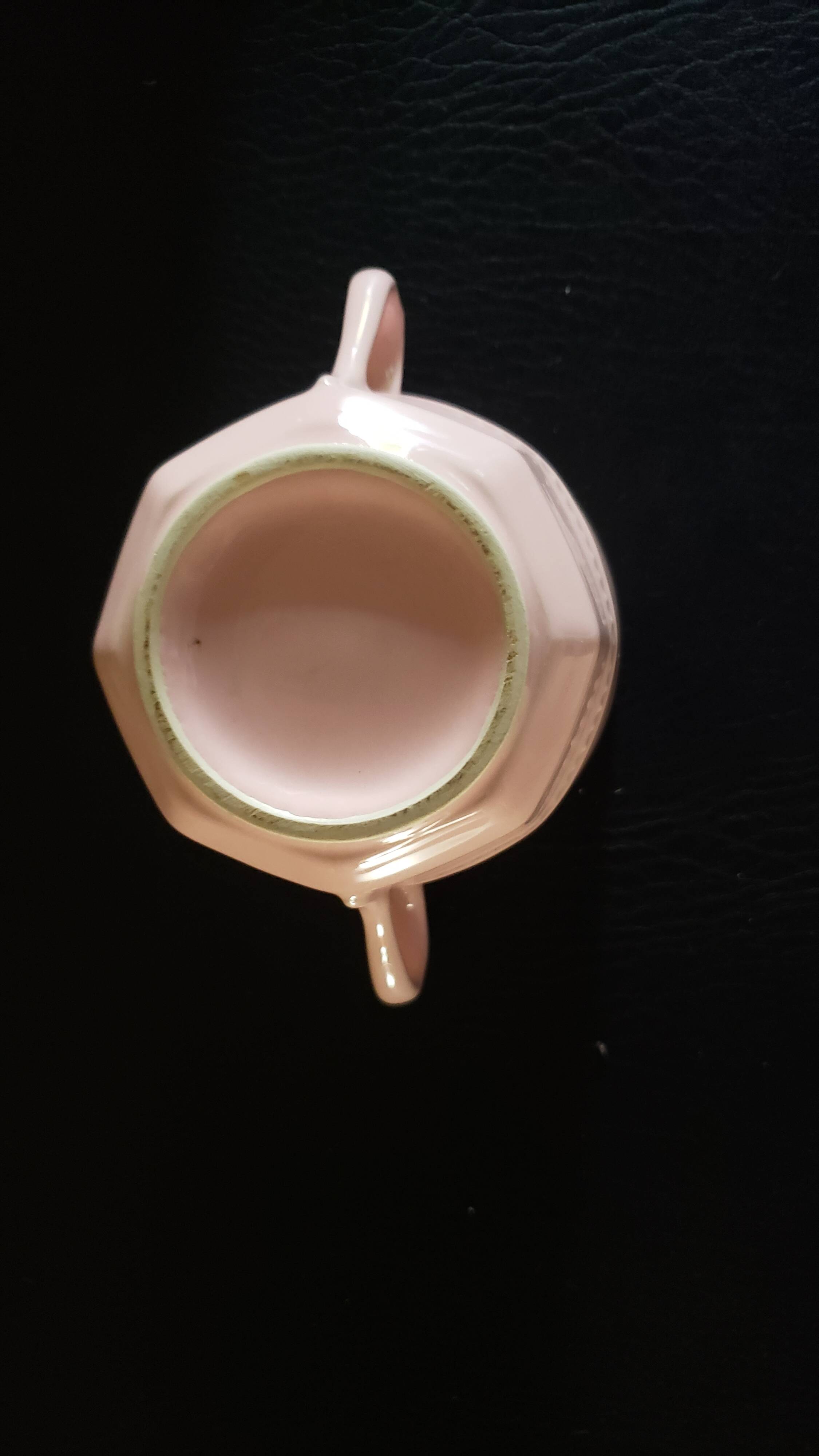 Tea service for 7 people powder pink + sugar bowl