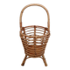 Panier en osier rotin vintage