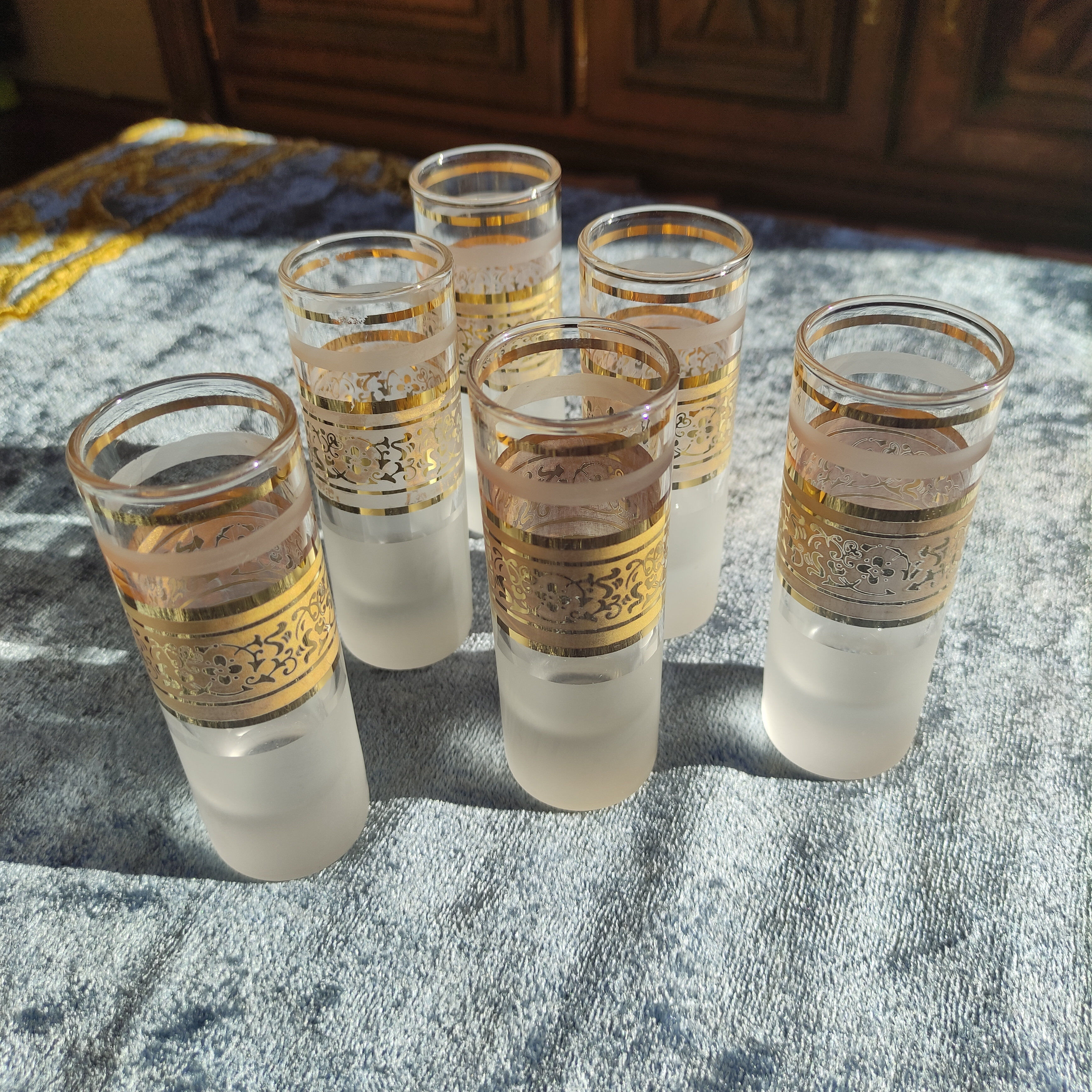 Service à vodka et caviar des années 50