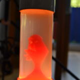 Psychedelic lamp 70's lava space age