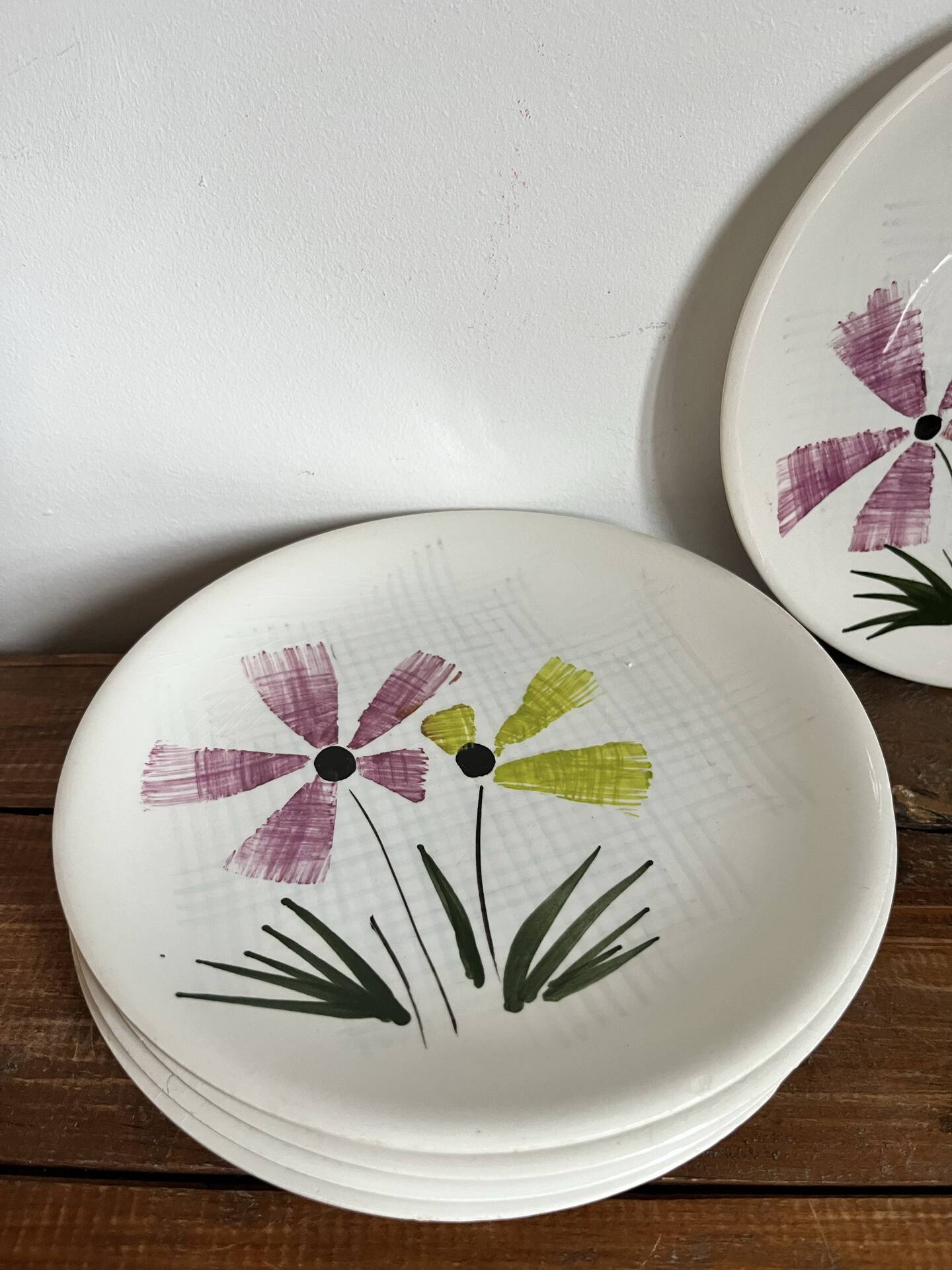 5 dessert plates