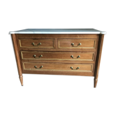Louis xvi style mahogany chest of drawers