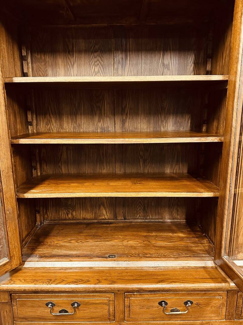 English Classic Eichholtz Bookcase Buffet Cabinet