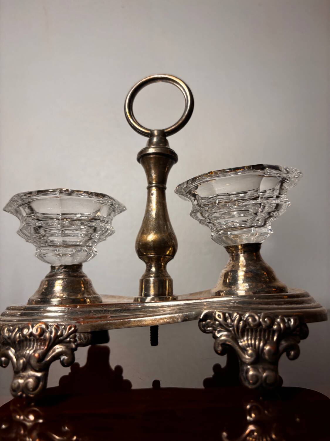 Two double cellars including Baccarat Crystal