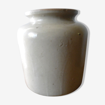 Cream glazed stoneware