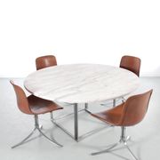PK-54 Scandinavian dining table by Poul Kjaerholm for E. Kold Christense
