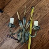 Pair of spike wall lights