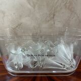 6 stemless champagne flutes