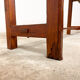 Large industrial wooden console table