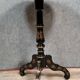 Napoleon III period pedestal table in black lacquer circa 1850
