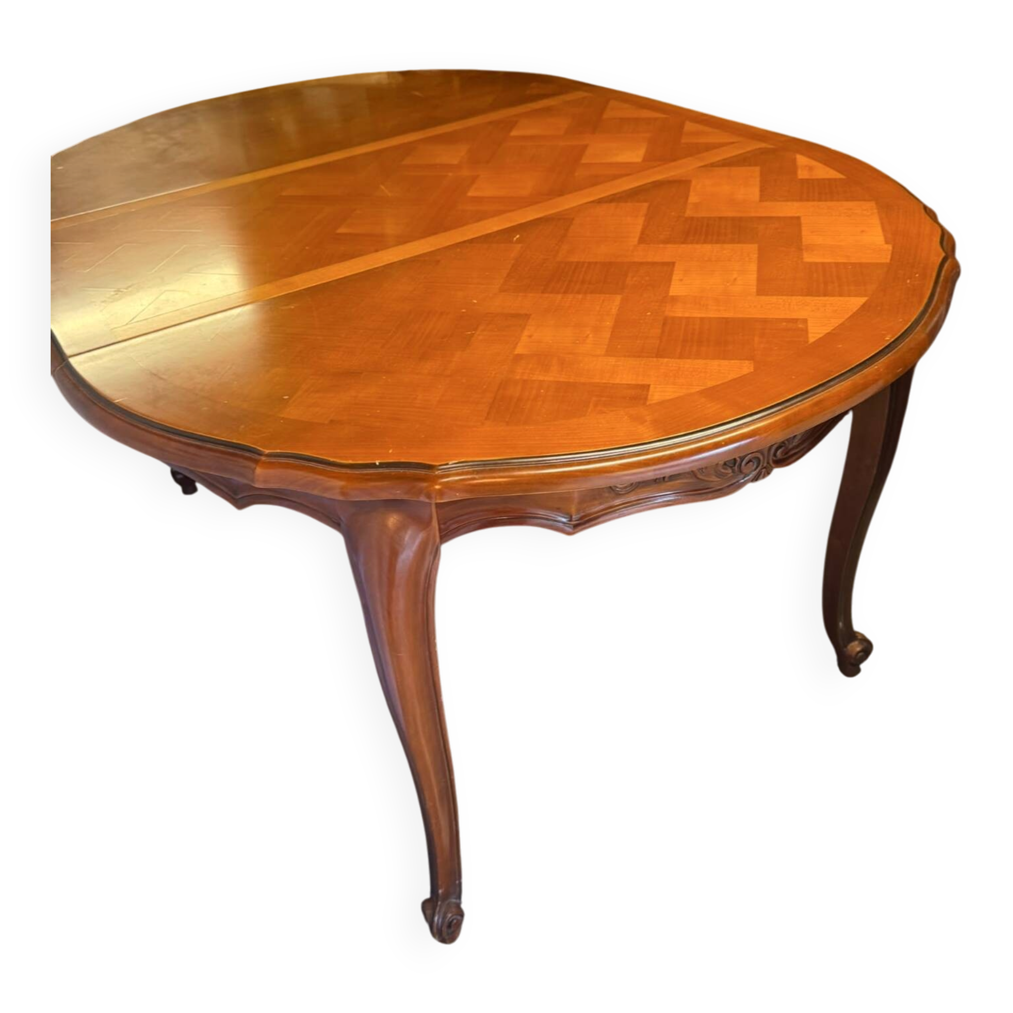 Table à  manger  salon merisier massif