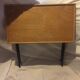 Foldable worker in wood, fabric and metal from the 60s and 70s
