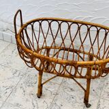 Bamboo cradle for doll