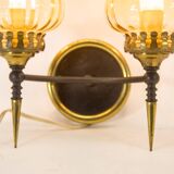 Double wall sconce | Midcentury Ialian design | Gio Ponti | vintage 50's