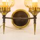 Double wall sconce | Midcentury Ialian design | Gio Ponti | vintage 50's