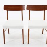1960s Pair of Danish Teak Chairs, Restored