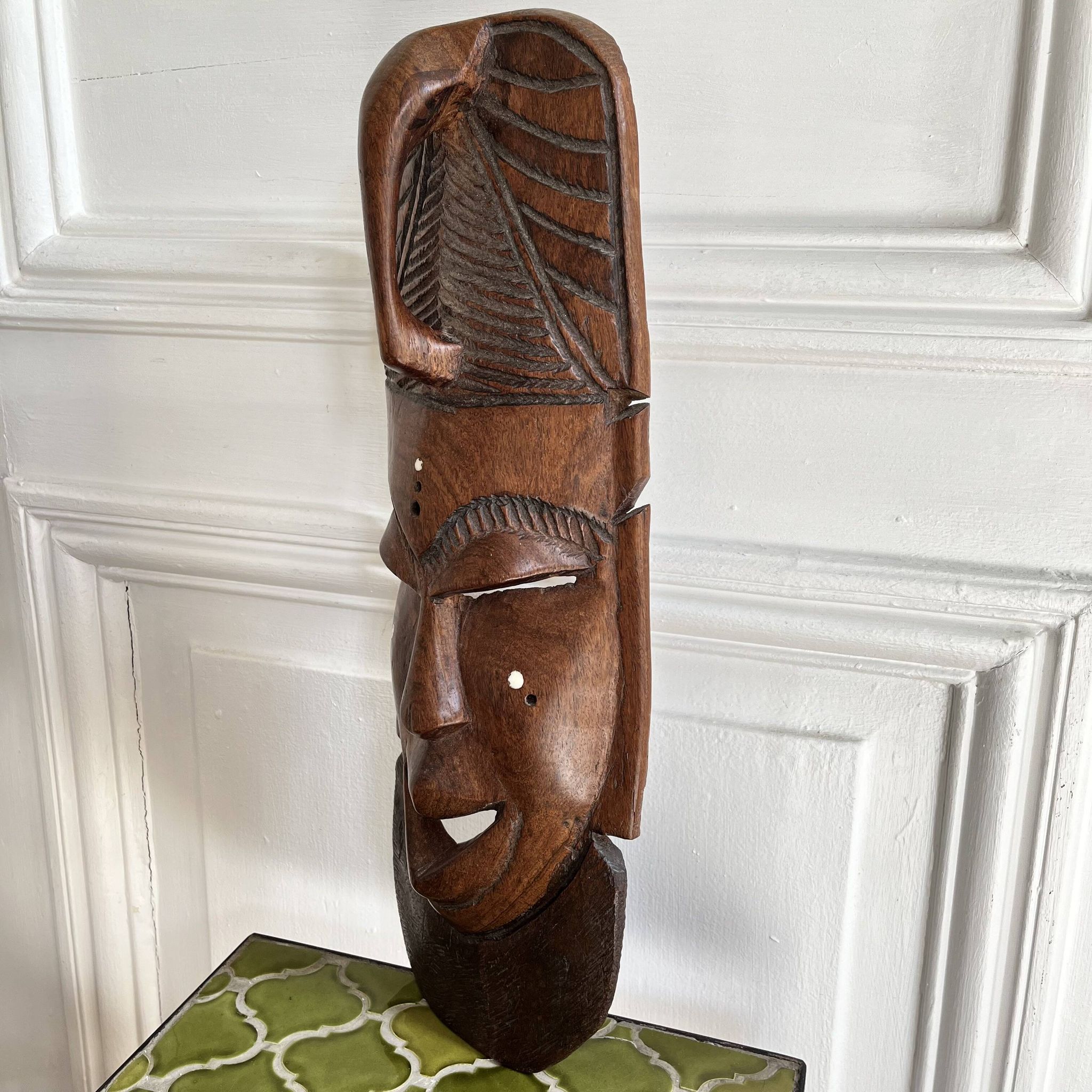 African wooden mask