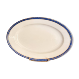 Old Oval Plate 34x23cm Limoges Porcelain Betoule & Legrand
