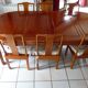 Dining table and 6 chairs