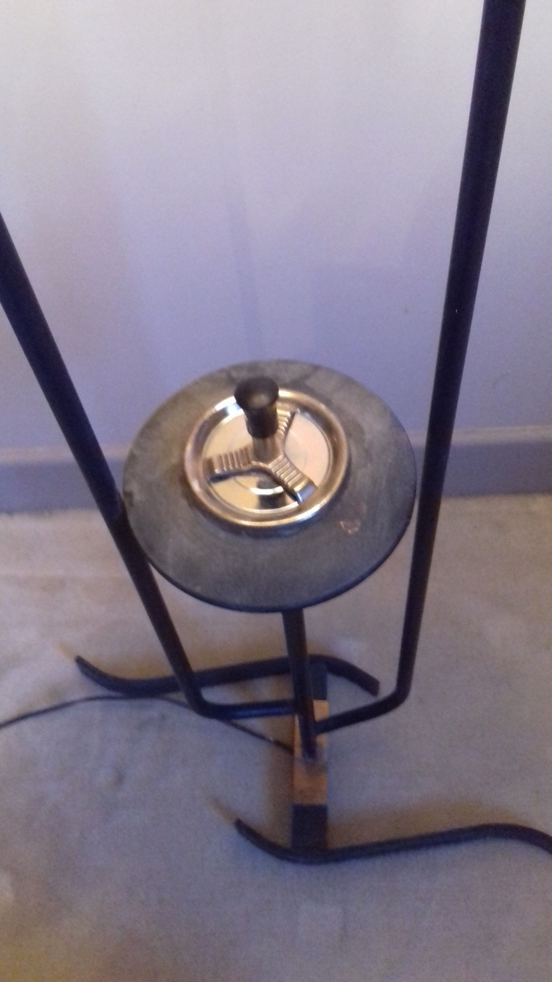 Lamppost and ashtray